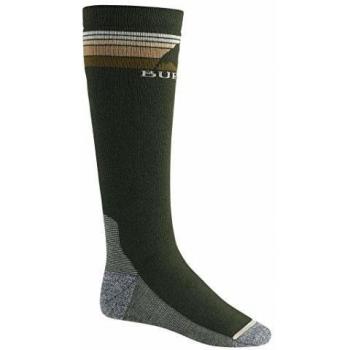 Burton Emblem Midweight Chaussettes de Snowboard Homme, Coloris Forest Night, Taille Fabricant L