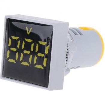AC Voltage Meter 20-500V LED Display 22mm