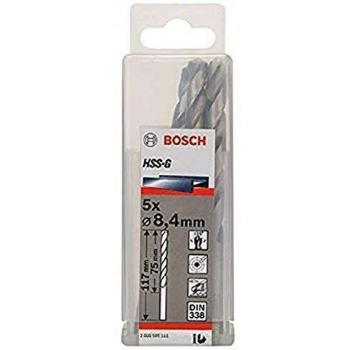 Bosch HSS-G Drill Bit 8.4mm Pack of 5