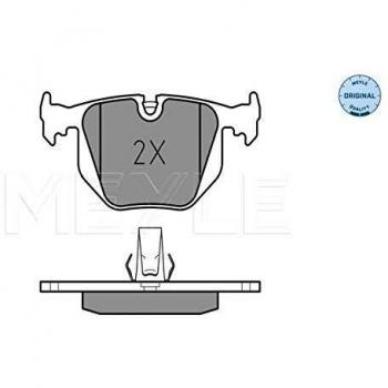 MEYLE Kit pastiglie freno BMW,LAND ROVER 025 214 8717
