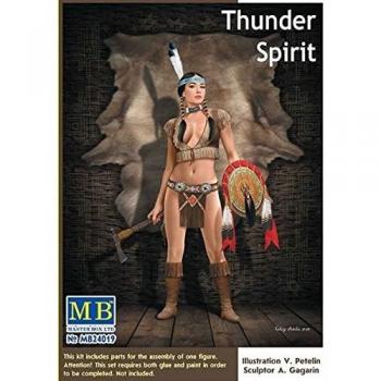 Master-Box Thunder Spirit Western Style Pin-Up Indian Girl - Plastic Model