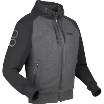 Chaqueta Snap Bering Motocicleta 4XL Negro Gris