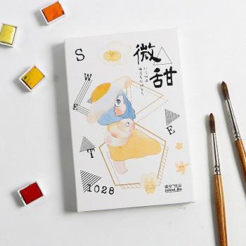 Set de 30 tarjetas postales micro dulces de dibujos animados para Navidad