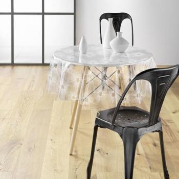 Nappe Cristal Ronde 140 cm – PVC Imprimé
