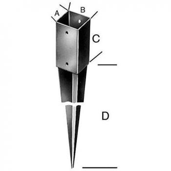 Fp – Point D'Ancrage TZN 91×750 Force 2,0 mm