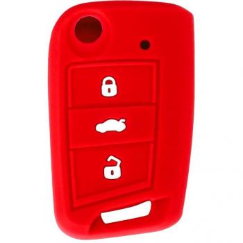KEYYOU Silicone Key Case for Octavia A7