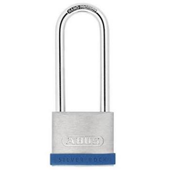 Abus Silver Rock 5 50mm Long Padlock - Black