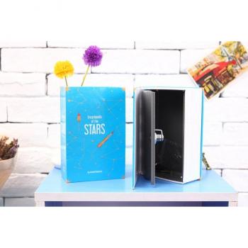 Sichere Buchbox mit Schloss aus Stahl Größe S 4, 118x115x55mm
