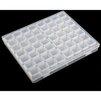 Praktischer Kunststoff-Display Kasten 28/56 Gitter