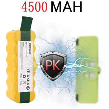 Pile rechargeable 14,4 V 4500 mAh Ni‑MH – compatibilité Roomba 500