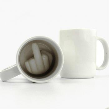 Funny Up Yours Ceramic Mug