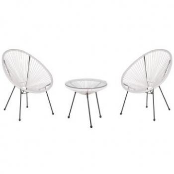 Conjunto de balcón Acapulco II blanco