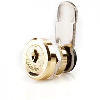 Alfa Dyser Serratura Legno Dorato BTV-238 Dritta