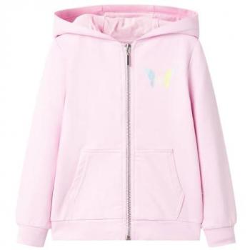 Kids' Light Pink Hooded Sweatshirt Size 92