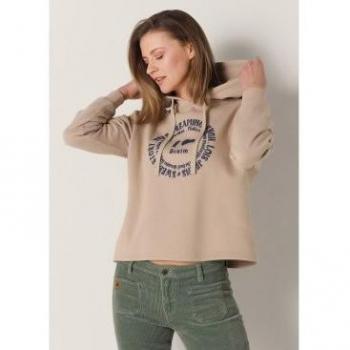 Sudadera con capucha marrón Lois Jeans