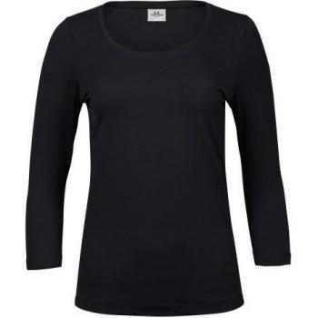 Tee Jays XL White 3/4 Women’s Stretch