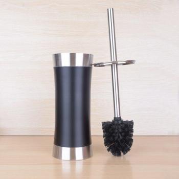 Ensemble de brosses à toilettes en acier inox, taille noire – Modèle créatif (LO528500)
