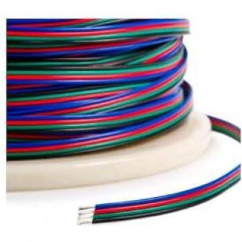 Rouleau de Gaine Électrique 4P 0.5 mm² 100 m – Ruban LED