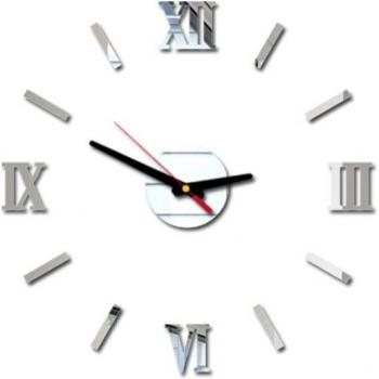 3D Roman Wall Clock Home Decor Stickers