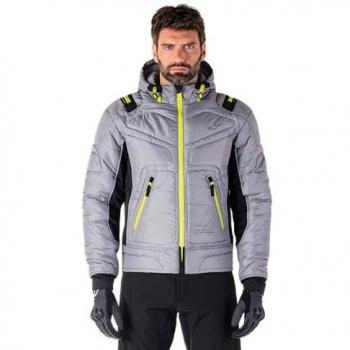 Alpinestars Mohobbs Chaqueta Textil Impermeable Gris y Lima
