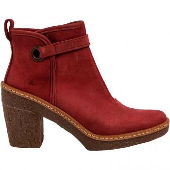El Naturalista Maroon‑Lederstiefeletten 251791AD0005