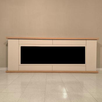 Móvil Instalación de Chimenea Eléctrica Desio 1500W – Gris Claro