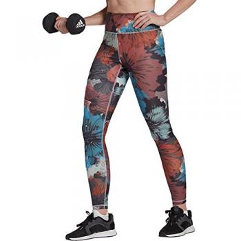 Adidas Training Essentials Printed High-Waisted Tight Damen grau S grau female