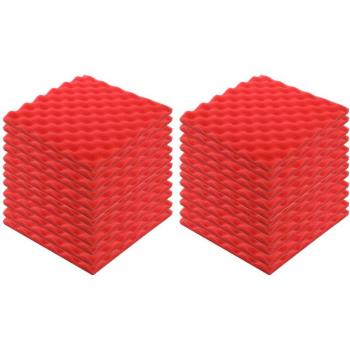 Lärmschutz‑Schaumschwamm für Heimtheater & KTV, 24er Pack – 30x30 cm