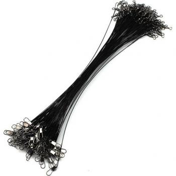 Laisse de pêche avec hameçon 15cm/21cm/25cm