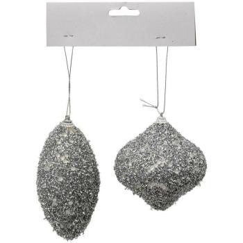 Gocce Luminoso Argento BDN PLF X2 11 cm
