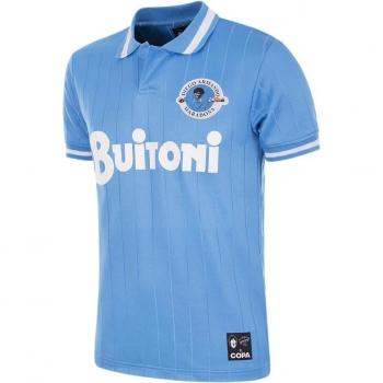 T-shirt Copa Manches Courtes Maradona Naples 1986-87 Retro