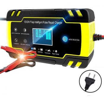 PowerDrive Smart Charger 8A con Pantalla Digital