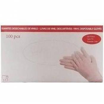 Guante de Vinilo Talla L 100 Uds