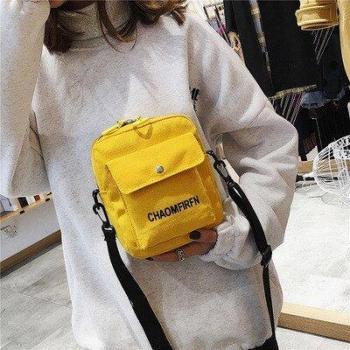 Mini bolsa de lona ligera para teléfono móvil