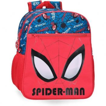 Mochila Marvel Spiderman 33 cm Roja con Compartimento