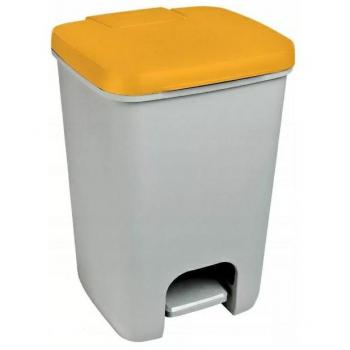 Bricoline Gelber Müllbehälter 20L