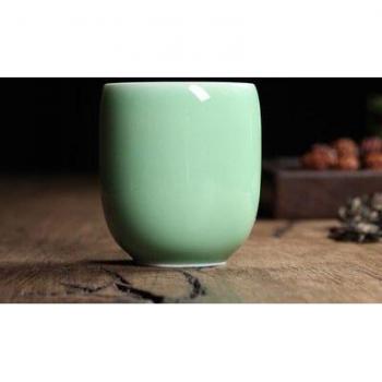 Six Colors Chinese Longquan Celadon Porcelain Kung Fu Tea Bowl 155ml with Saucer