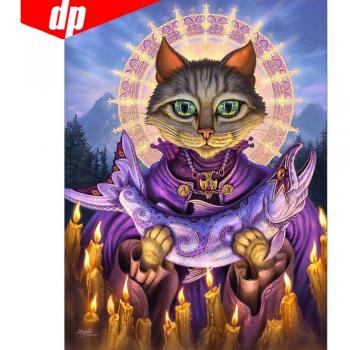 Mozaika Diamentowa z Kotem 5D