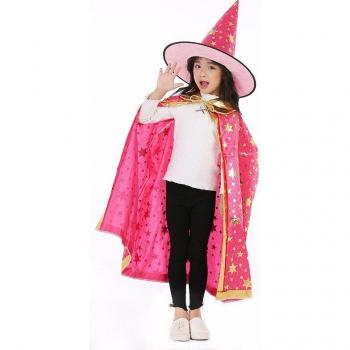 Children's Witch Hat Set - 2Pcs Halloween & Christmas Costume