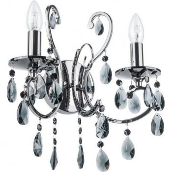 Applique Murale Italux Classic Black 2 Luci E14