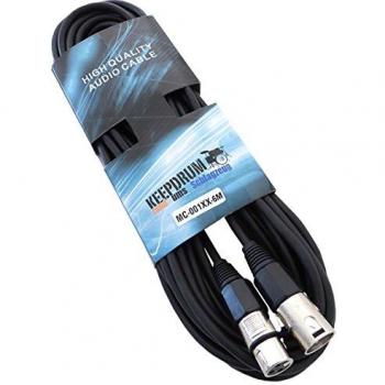 Keepdrum 6m XLR Mikrofonkabel Set (2 Stück)