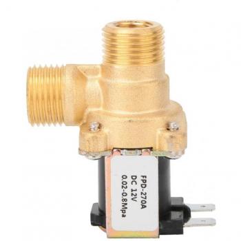1/2 Normally Closed Brass Electromagnetic Valve Water Inlet Switch DC12V/DC24V/AC220V