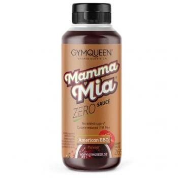 Mamma Mia Zero American BBQ Sauce - Kalorienreduziert, Fett- und Zuckerfrei, 265ml
