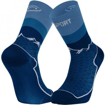 Chaussettes de randonnée BV Sport Double GR Haute - Polyamide Bleu