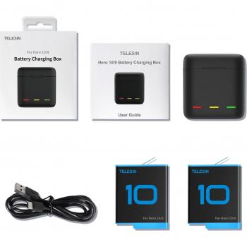 Smart Charging Case for GoPro 9/10 Batteries