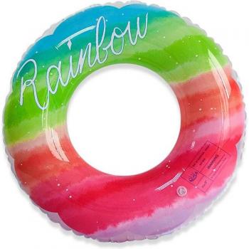 Rainbow Sequin Inflatable Pool Float