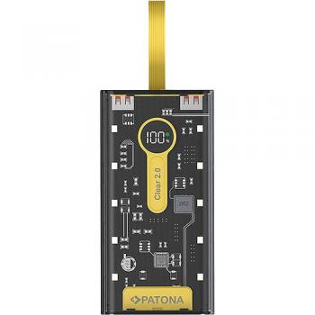 Patona Powerbank Clear 2.0 20000mAh ricarica rapida PD22.5W