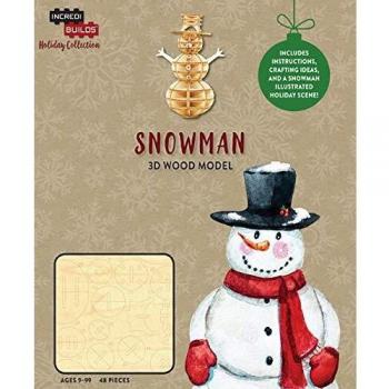 IncrediBuilds Holiday Collection Snowman by Incredibuilds