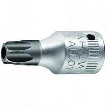 Inserto chiave a bussola 1/4 TORX T9 L.28 mm Stahlwille 44 KTXB