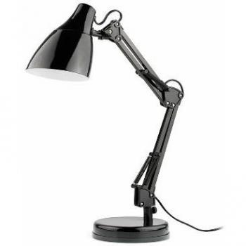 Lampe de bureau noire Gru 1 ampoule
